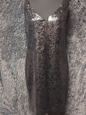 Jones New York Black Satin Dress